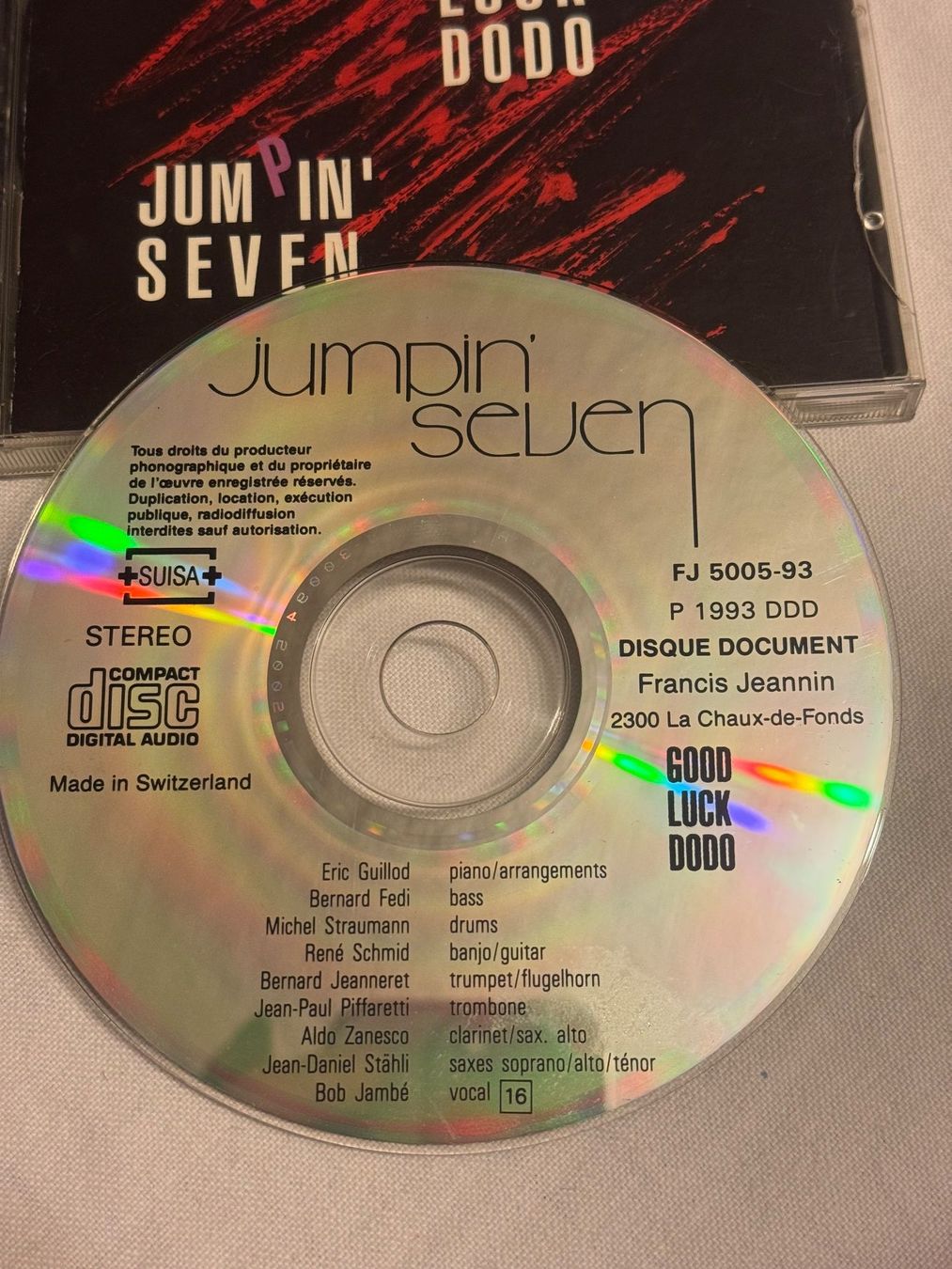 CDs: CD Good Luck Dodo Jumpin' Seven Blues Suisse – Gebraucht aus la Chaux-de-Fonds von Lampe 3