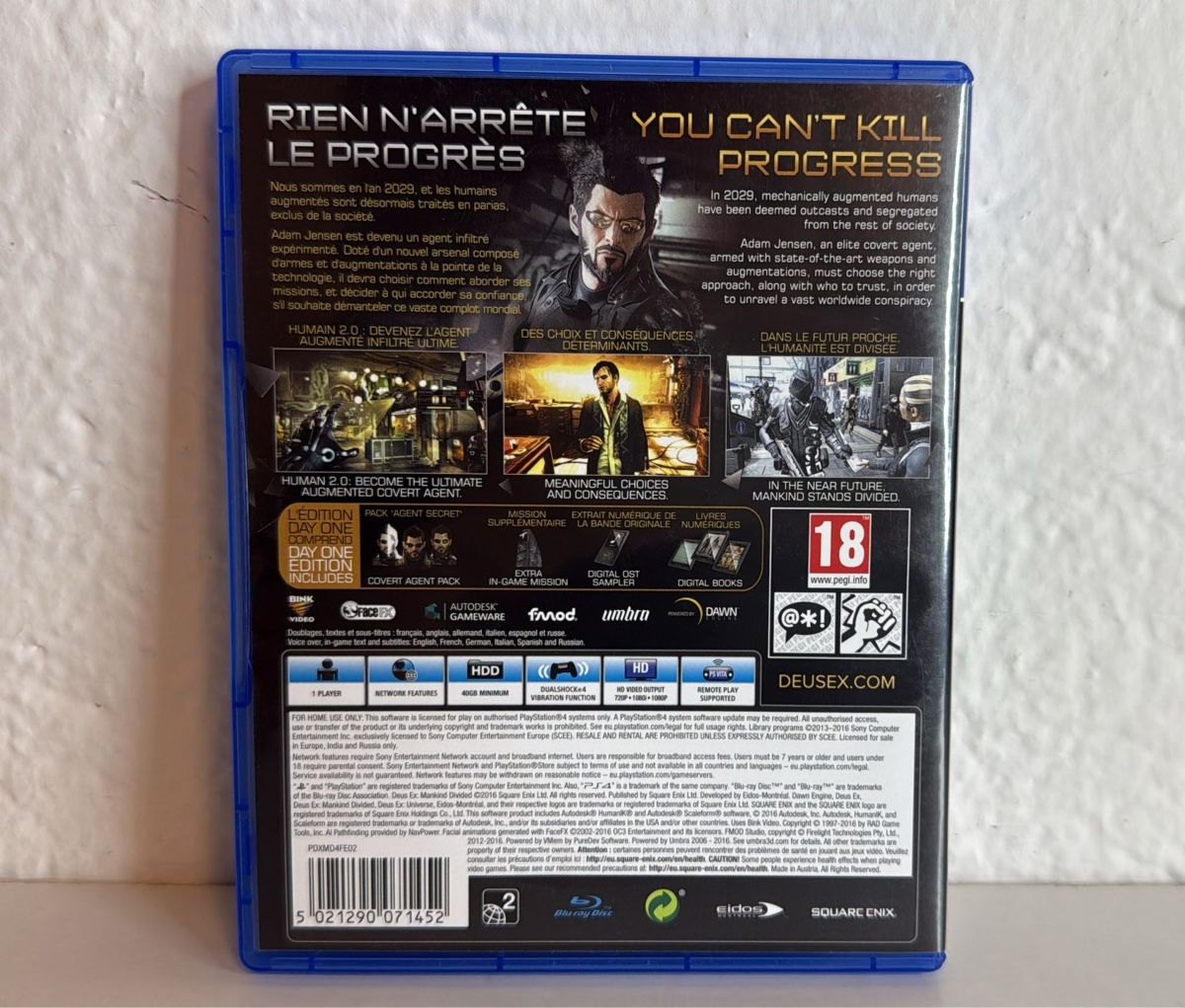 Sony Giochi: Deus Ex: Mankind Divided - Day One Edition - PS4/PS5 Game – Usato da Ehrendingen venduto da bubulence 1