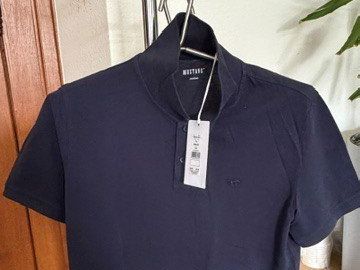 Polohemd MUSTANG dunkelblau Grösse M mit Etikett
