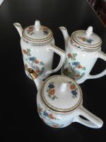 Kronach Bavaria Porzellan Silvia 3 Krüge Vintage / Antik