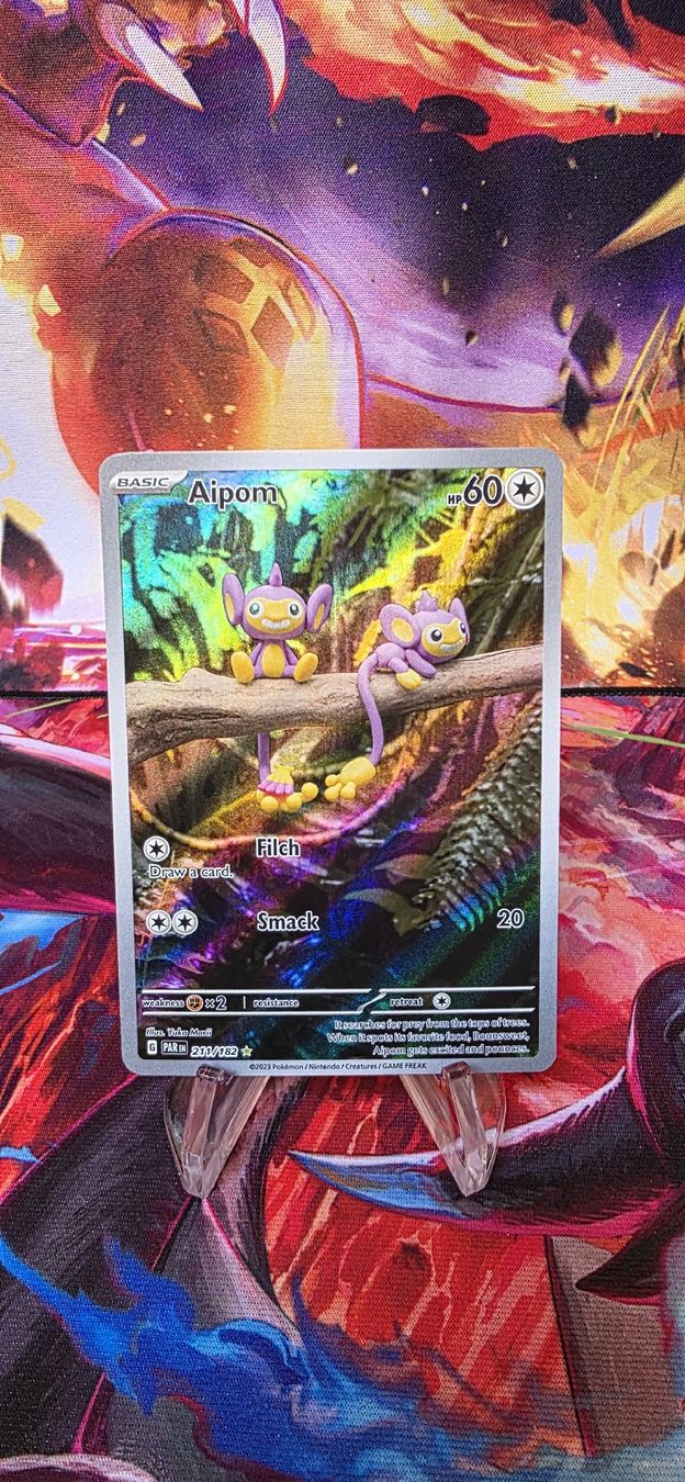 Pokémon Carte collezionabili: Aipom 211/182 Paradox Rift PAR – Nuovo (secondo la descrizione) da Frutigen venduto da Sinnohan_Zorua