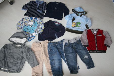 10 tlg. Winterkleiderpaket, Jungen Gr. 80