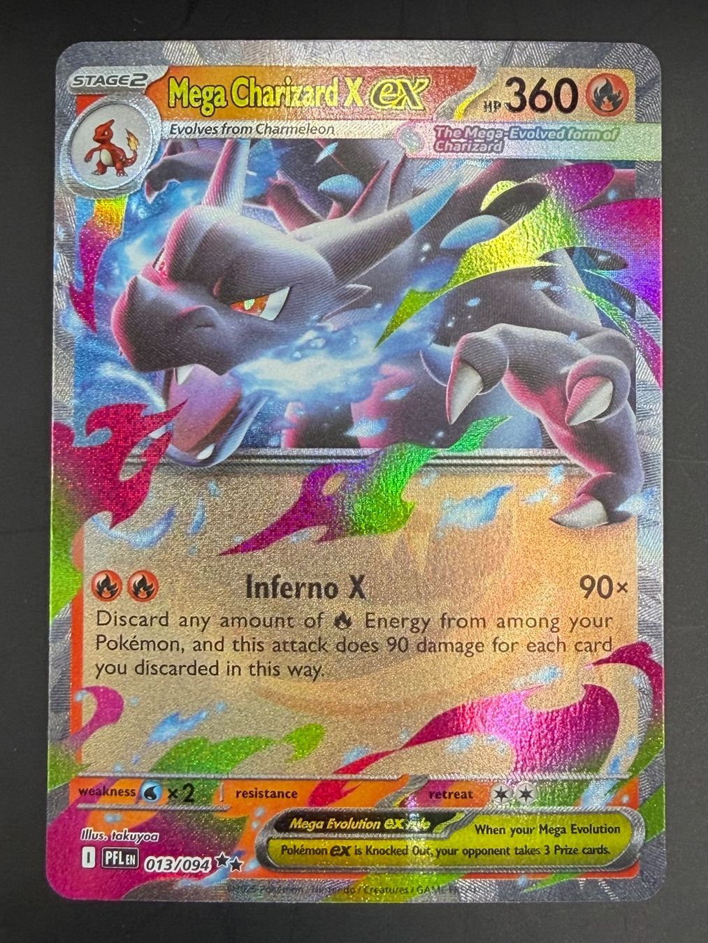 Pokémon Carte collezionabili: Mega Charizard X ex 013/094 (EN) - NM/MT – Nuovo (secondo la descrizione) da Genève venduto da Resko