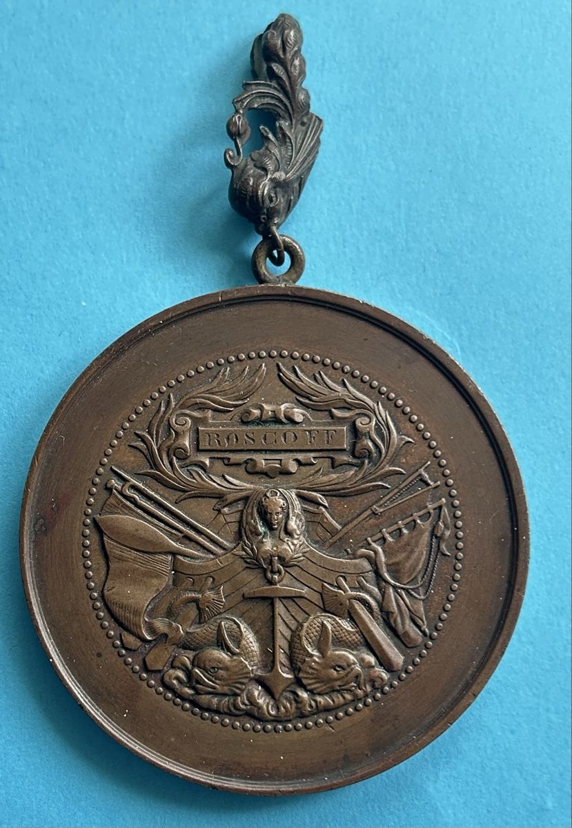 Medaglie: Preismedaille: 1er Prix Regates Roscoff 1890 – Usato da Gossau SG venduto da Gallus00
