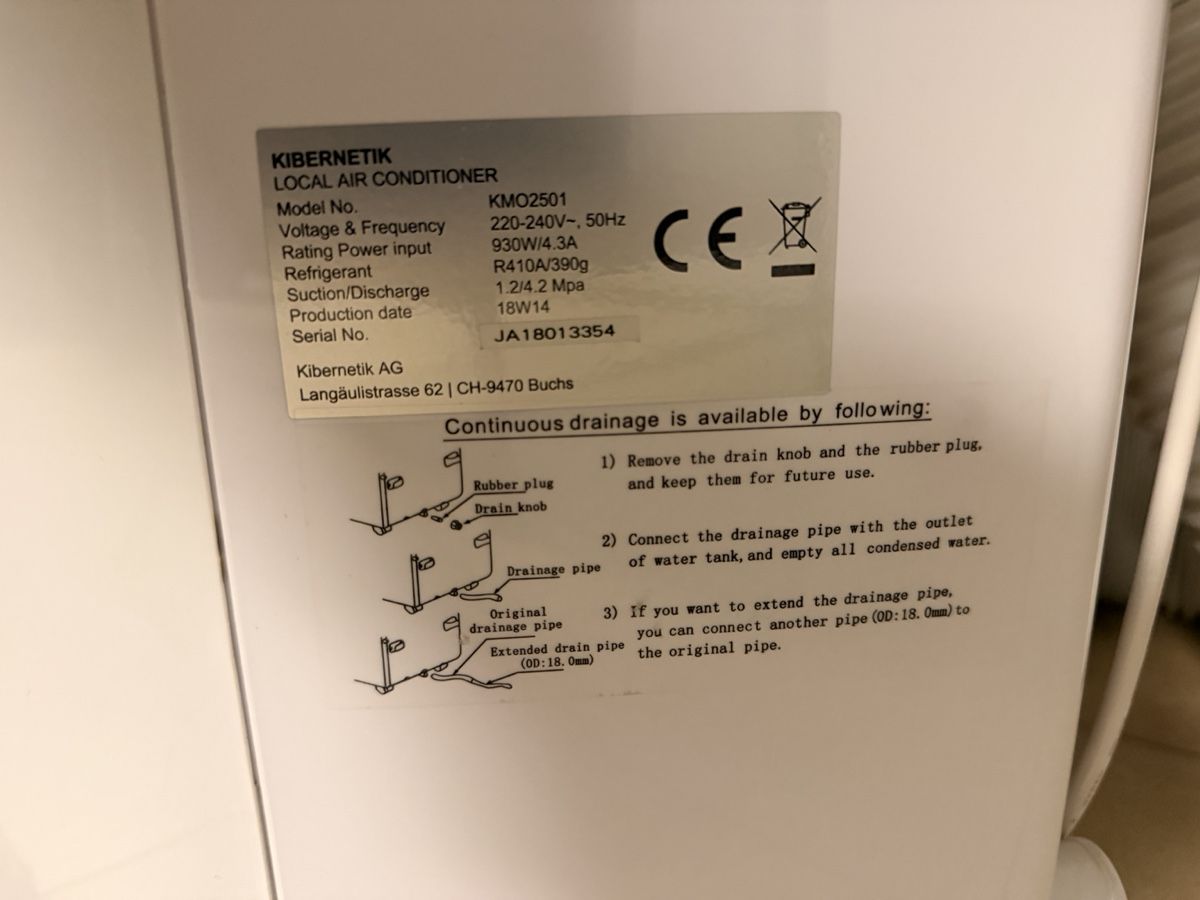 Nanyo Condizionatori: Nanyo KIBERNETIK KMO2501 Klimagerät gebruacht – Usato da Othmarsingen venduto da RevolverheldOW 3