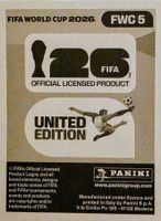 FIFA WM 2026 Sticker FWC 5 Offizielles Produkt United Edi...
