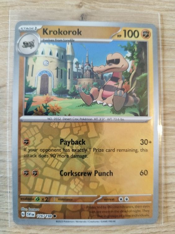 Krokorok SVI reverse holo 116/198 Kaufen auf Ricardo