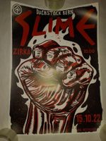 SLIME PUNK KONZERT POSTER ** BERN ** REITSCHULE DACHSTOCK **