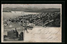 Mondschein-Lithographie Thalweil, Gemein