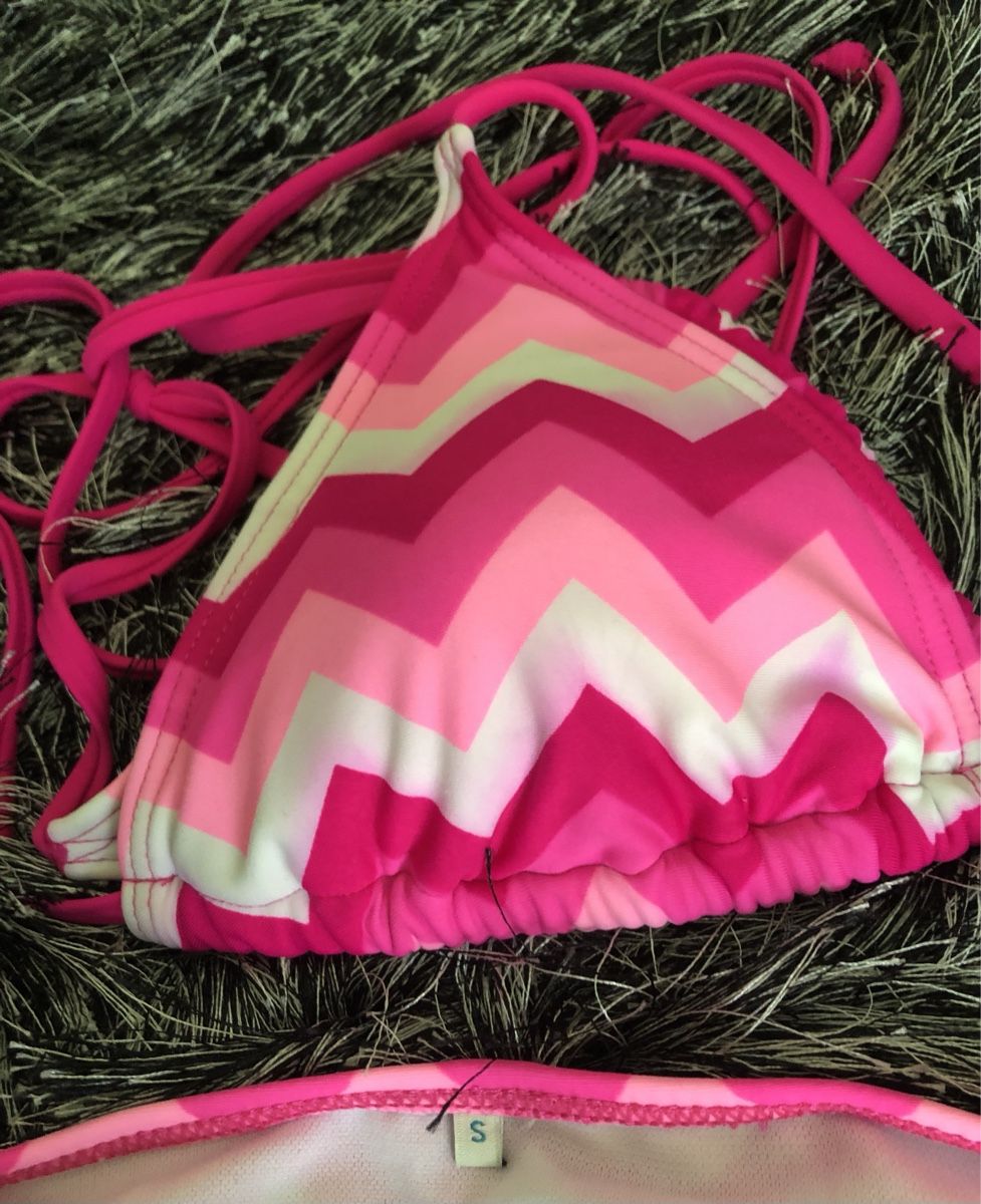 Costumi da bagno & Bikini: Bikini, rosa/weiss zickzack, Grösse S – Nuovo (secondo la descrizione) da St. Gallen venduto da Allegra_blue 2