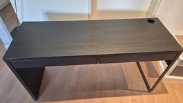 IKEA MICKE Schreibtisch  Schwarzbraun (142 x 50 cm)