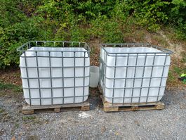 1x ibc tank Container 1000l oben offen,Abholung in St.Gallen
