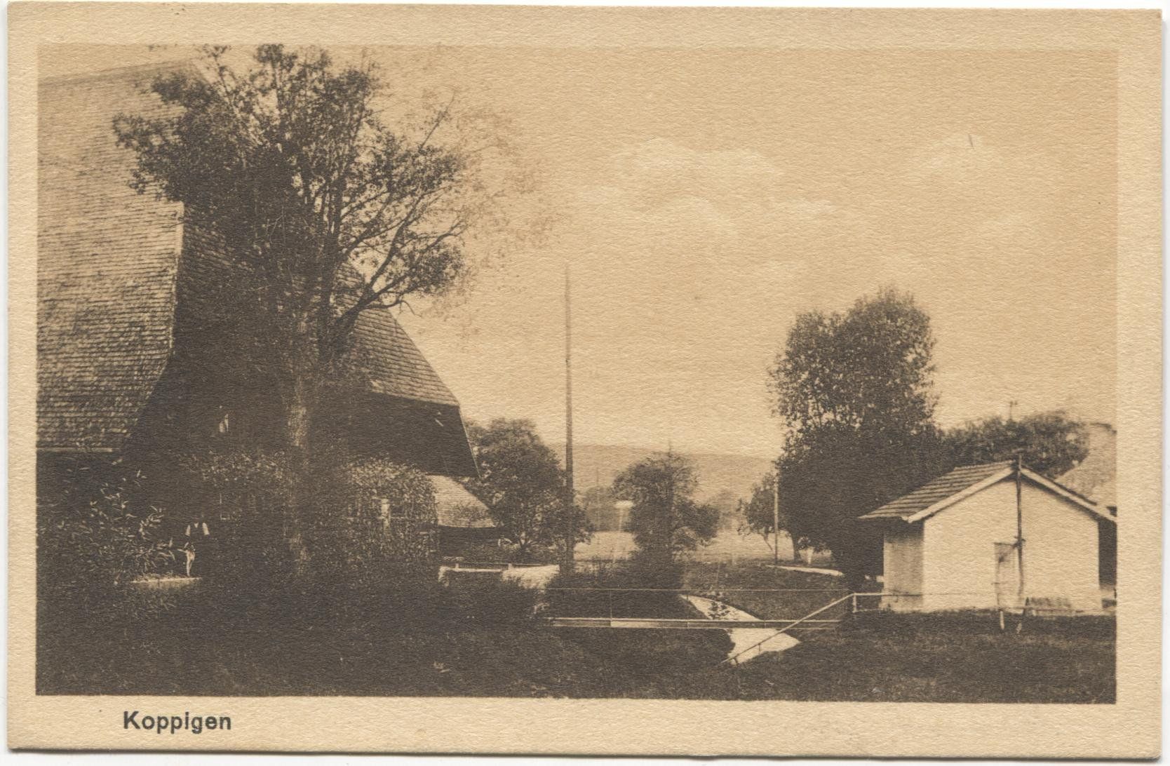 Ansichtskarten: LANDWIRTSCHAFT/BAUERNHAUS 1915 Koppigen BE – Gebraucht aus Wil SG von Clanx