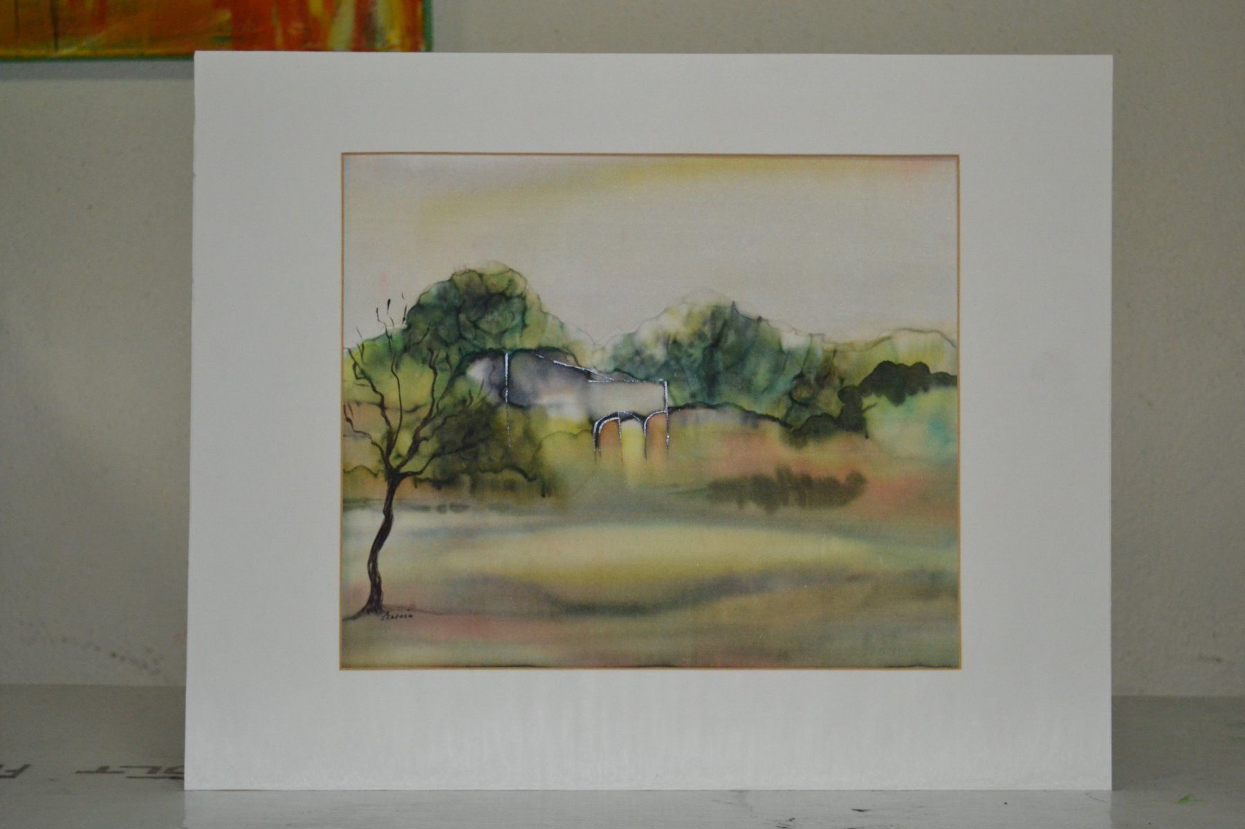 Foto & Immagini: 40x50 Aquarell-Seide Landschaft – Nuovo (secondo la descrizione) da Wolfhalden venduto da Zinauktion