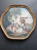 KÜNSTLER  ? LITHOGRAPHIE MIT RAHMEN ANTIK