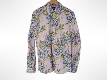 TWISTED TAILOR Hemd bunt bedruckt Gr. M