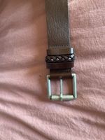 Ceinture en cuir La Fee, taille 42, presque neuve!