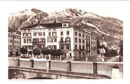 CHUR-Rhätisches Volkshaus (im Sommer) ca. 1920 (GR)