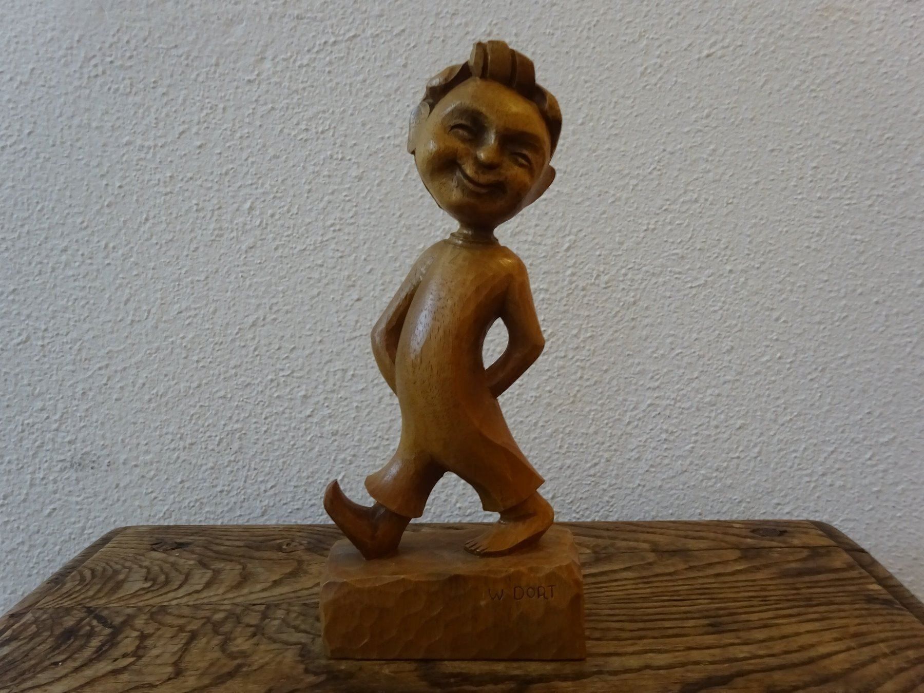 Sculture & Statue: Holzfigur "Fritzli"  - W. Dort – Usato da Esslingen venduto da eintagammeer 2