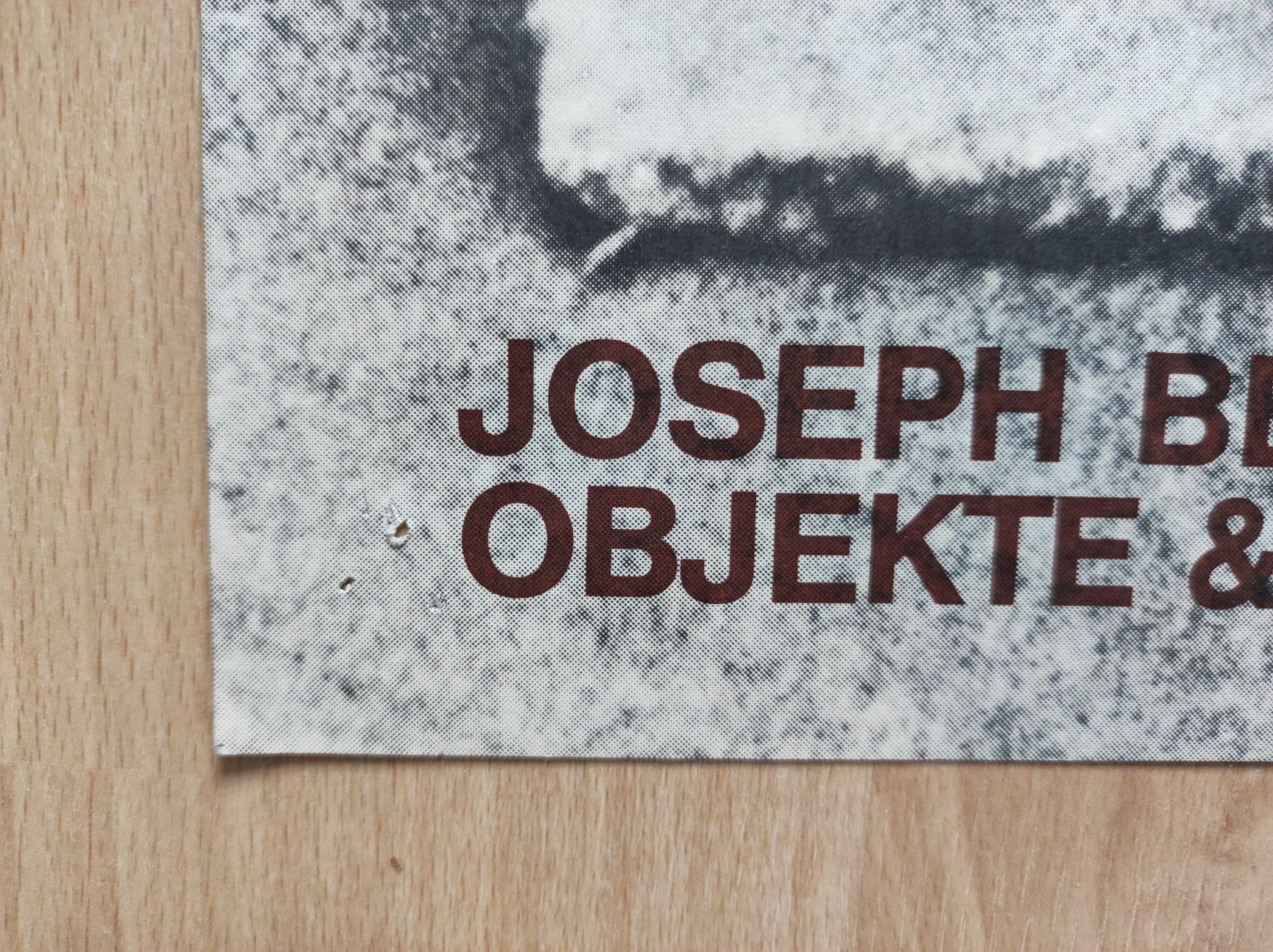 Foto & Immagini: JOSEPH BEUYS - ORIGINAL-PLAKAT - SIGNIERT – Usato da Goldach venduto da Gaip 6