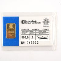 2g Goldbarren
