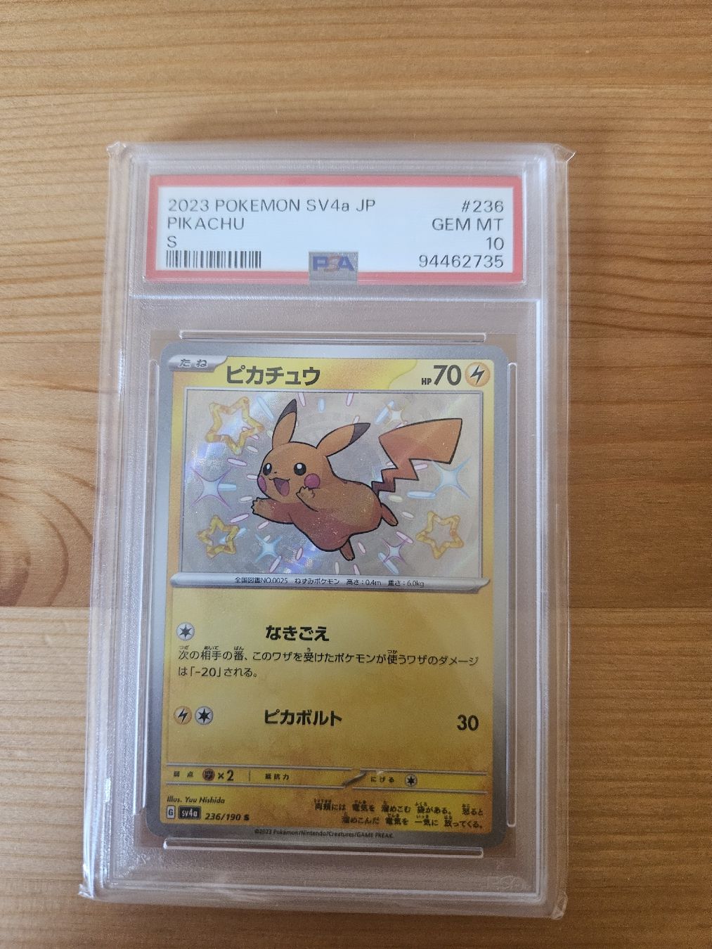 Pokémon Carte collezionabili: Pokemon Pikachu PSA – Nuovo e nell'imballaggio originale da Minusio venduto da andyhonda1979