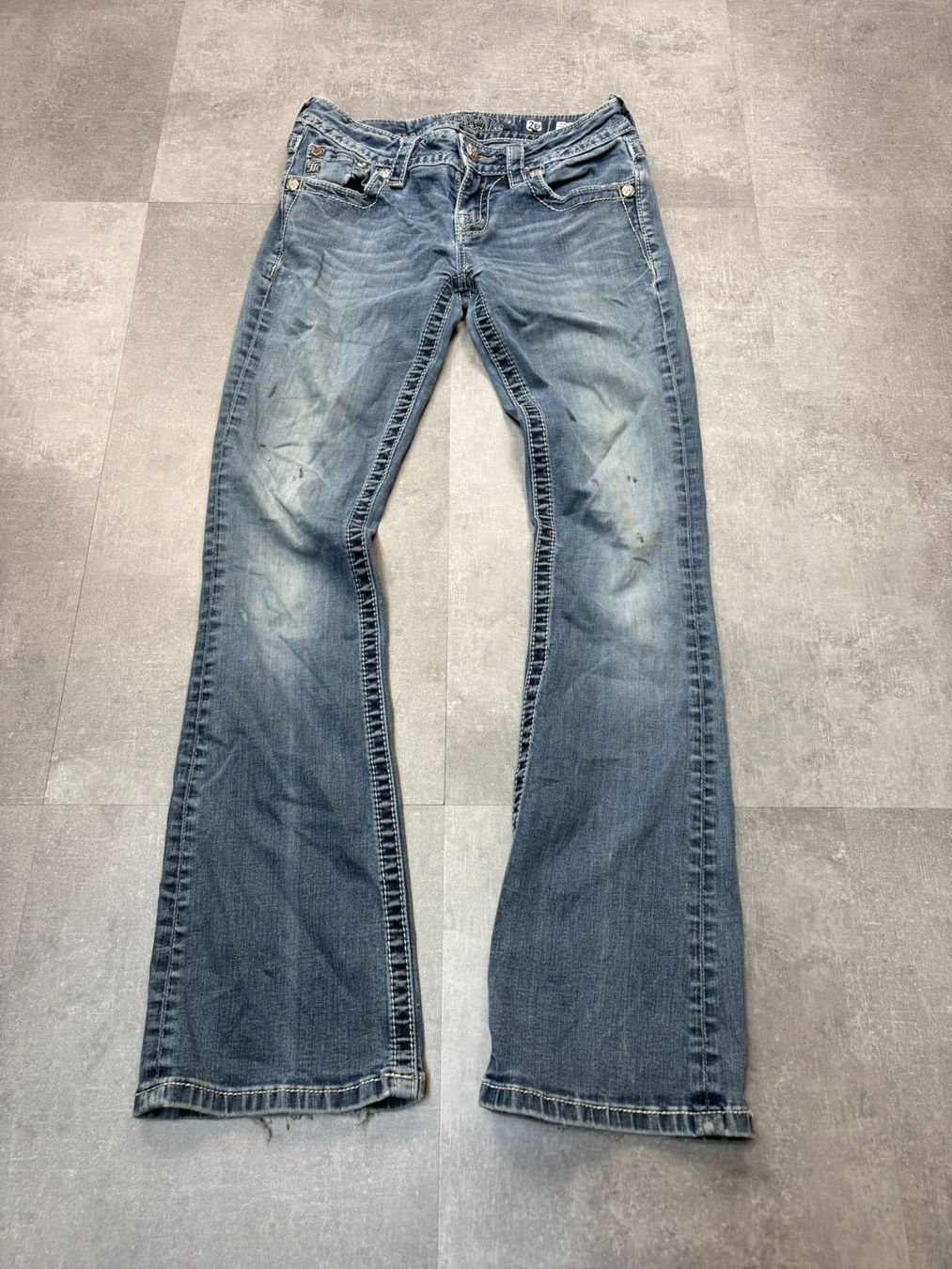 Jeans: Miss Me Bootcut Flared Jeans - Grösse S/26 – Usato da Werdenberg venduto da hase.vintage 2