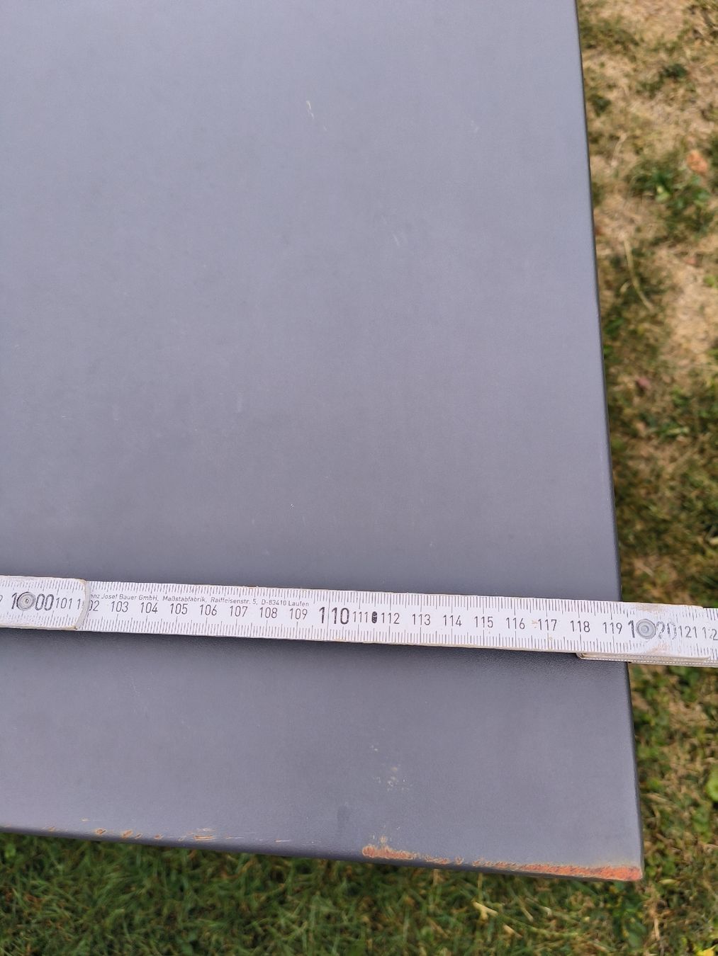 Tische: Gartentisch Metall grau klappbar  – Gebraucht aus Obfelden von Alf2005 6