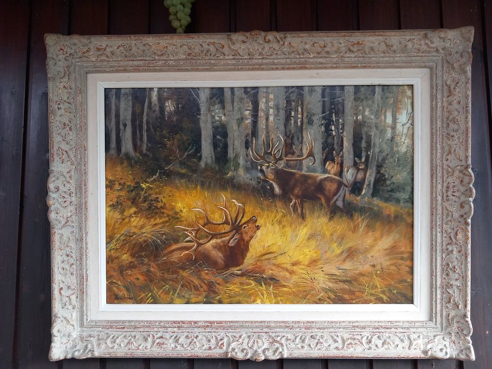 Rustikaler Waldduschvorhang – Lodge-Design Mit Wildtieren, 183 X 190 Cm, Inkl. Haken