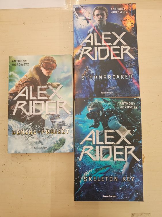 Alex Rider Buchreihe von Anthony Horowitz 3 Bände Kaufen auf Ricardo