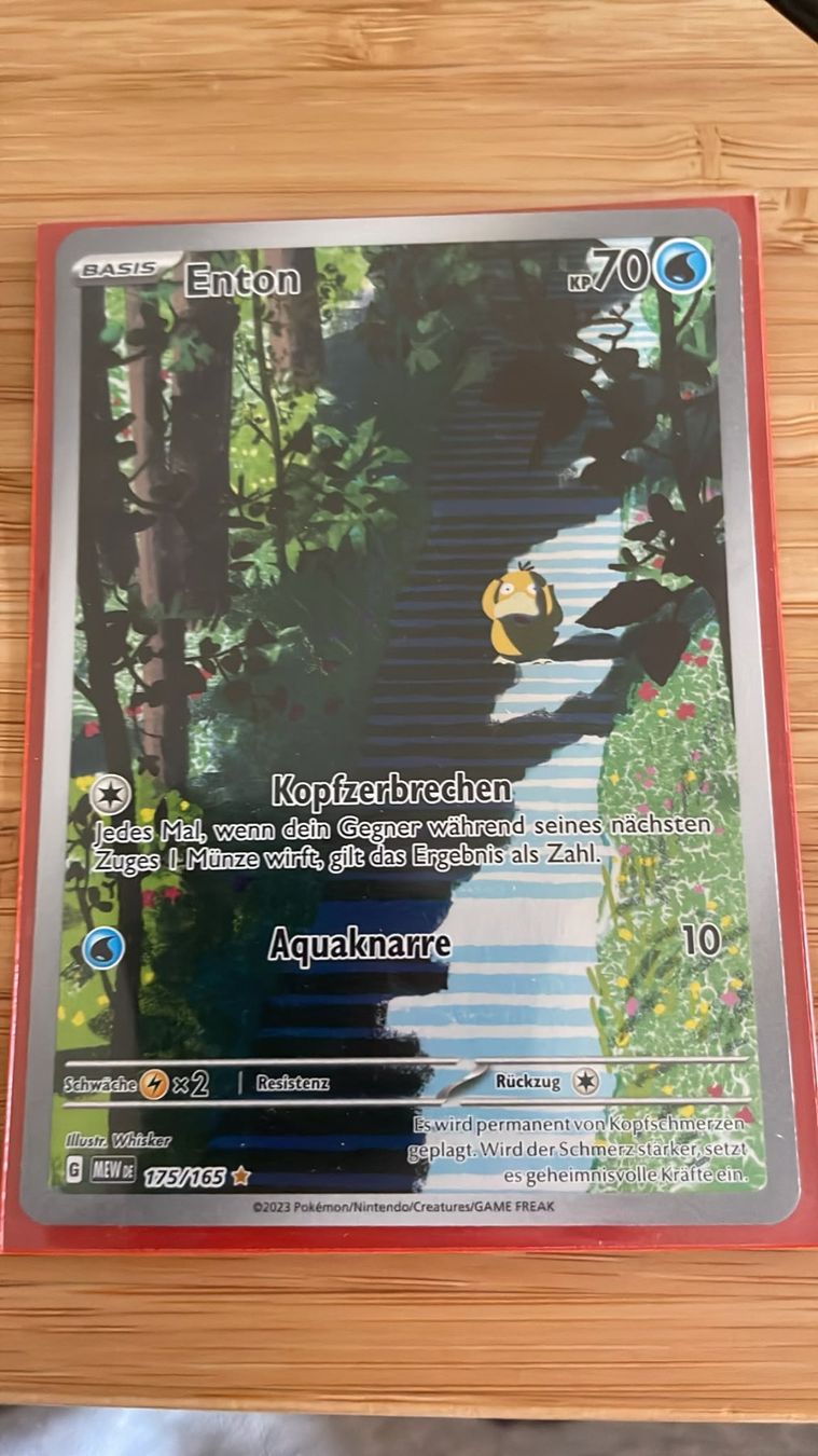 Pokémon Sammelbilder & Trading cards: Pokémon Ente Enton 175/165 – Neu (gemäss Beschreibung) aus Burgdorf von chz_yq2k