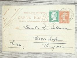 TR13 Carte Postale + Timbre France 1925
