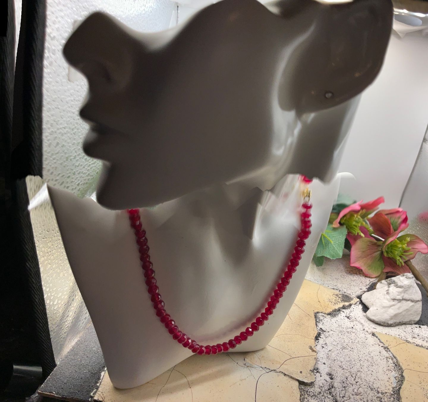 Catenine: Vintage Granatcollier, 44.5cm – Usato da Luzern venduto da S.Kern01 2