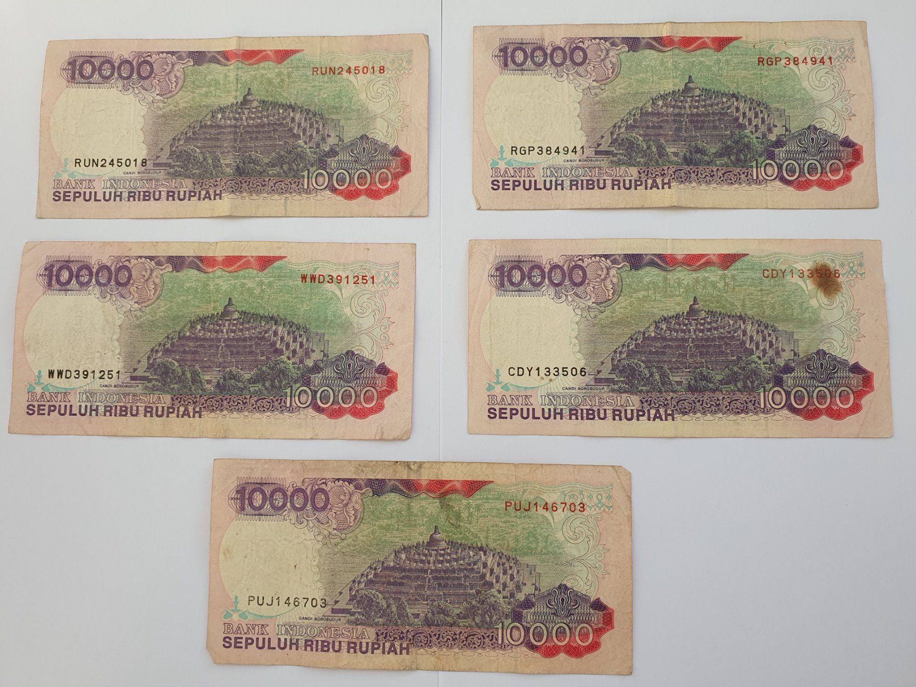 Banconote: Banknoten aus Indonesien – Usato da Pravidondaz venduto da LVtik 1