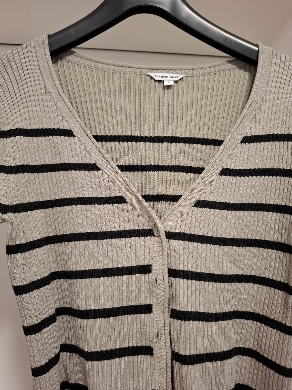 C&A Giacche: Clockhouse Strickjacke, Grösse L, gestreift – Nuovo (secondo la descrizione) da Lütisburg venduto da amerika123 1