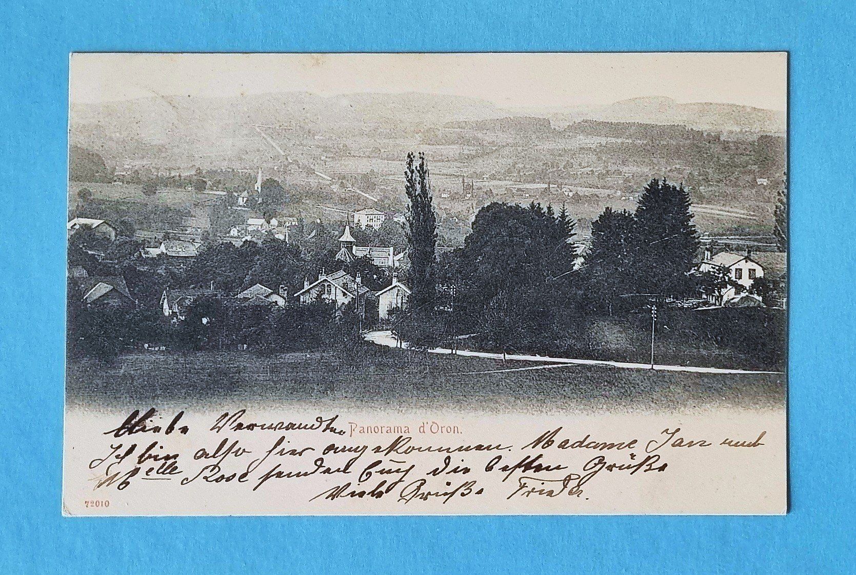Cartes postales: Panorama d'Oron - 1905 – D'occasion à Rothrist par RROENK