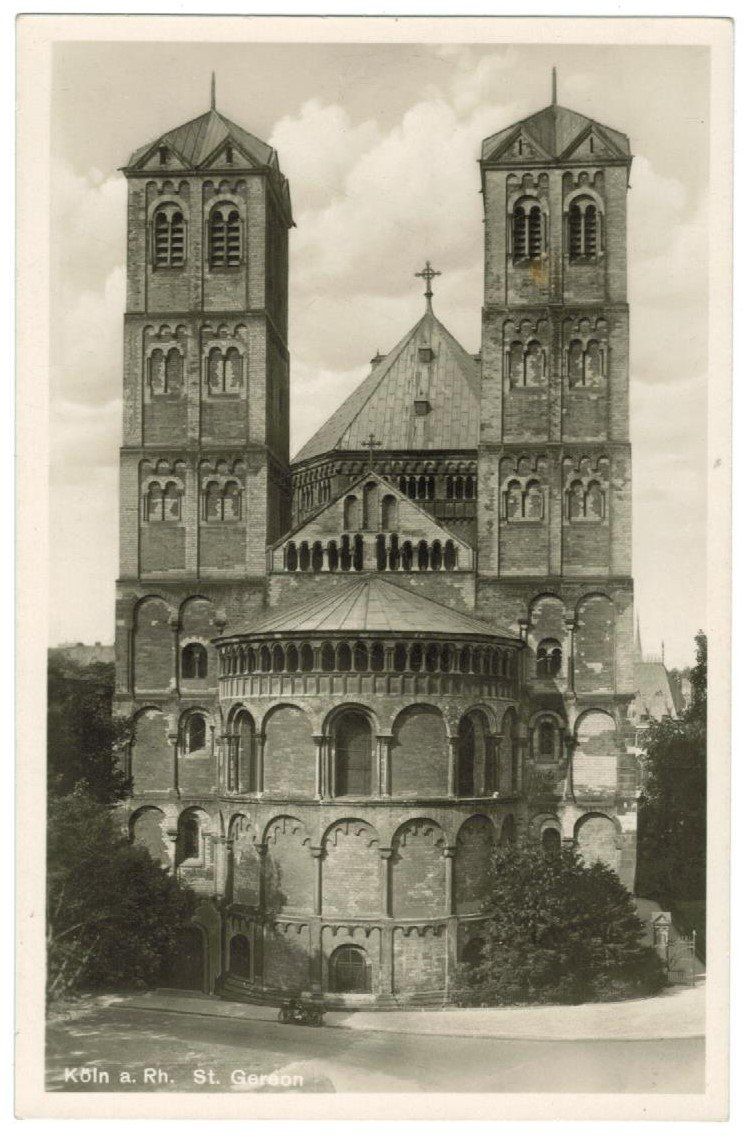 Cartoline postali: AK Köln; Sankt Gereon, 1934 – Usato da Zürich venduto da Tolima194
