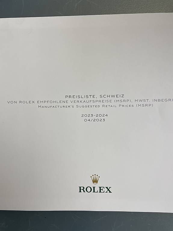 Libri: Rolex Katalog 2023 2024 – Nuovo (secondo la descrizione) da Wettswil venduto da Volvo13 4