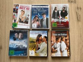 6 DVD Filme Romantik / Komödie  - guter Zustand