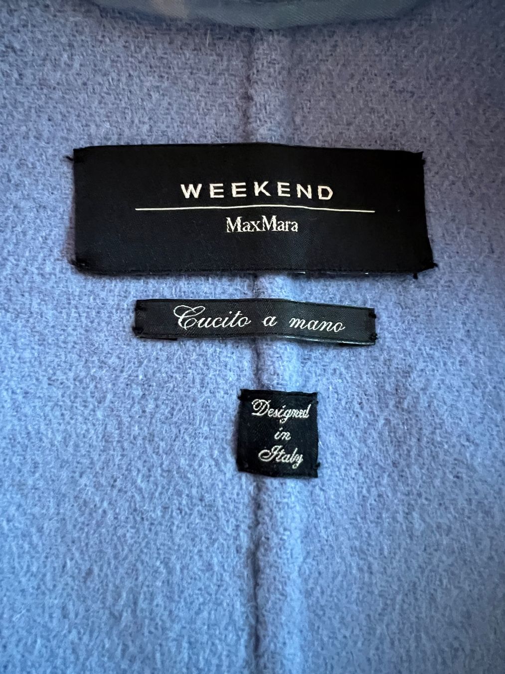 Max Mara Mäntel: MaxMara Weekend Mantel blau Herbst – Gebraucht aus Lenzburg von hay84 1