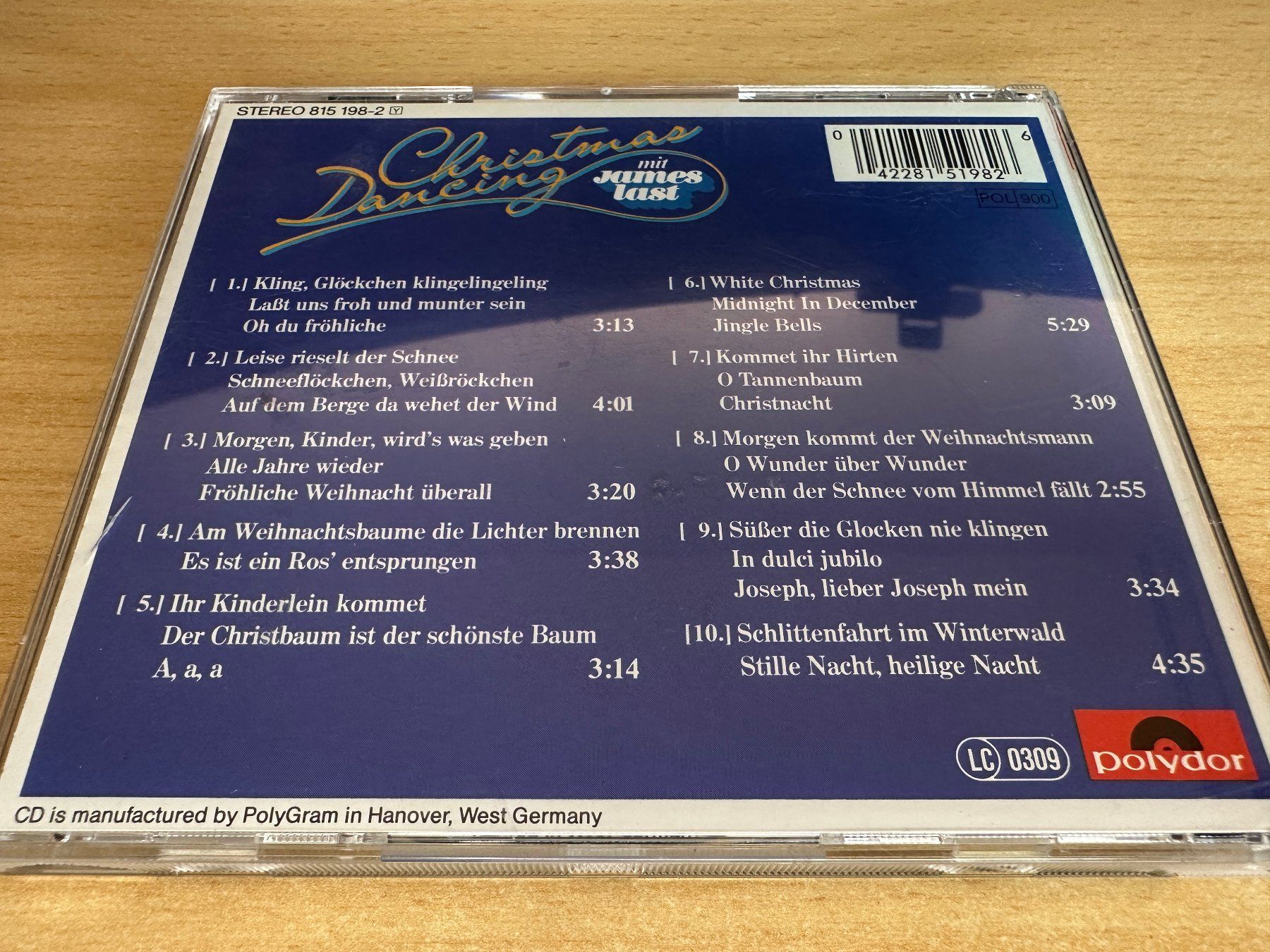 CD: James Last – Christmas Dancing – Usato da Rikon im Tösstal venduto da Alpenmutz 1