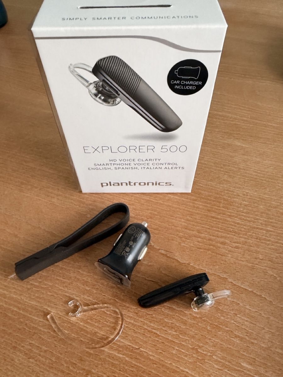 Plantronics Cuffie: Plantronics Explorer 500 Bluetooth Headset gebraucht – Usato da Basel venduto da son_7rly