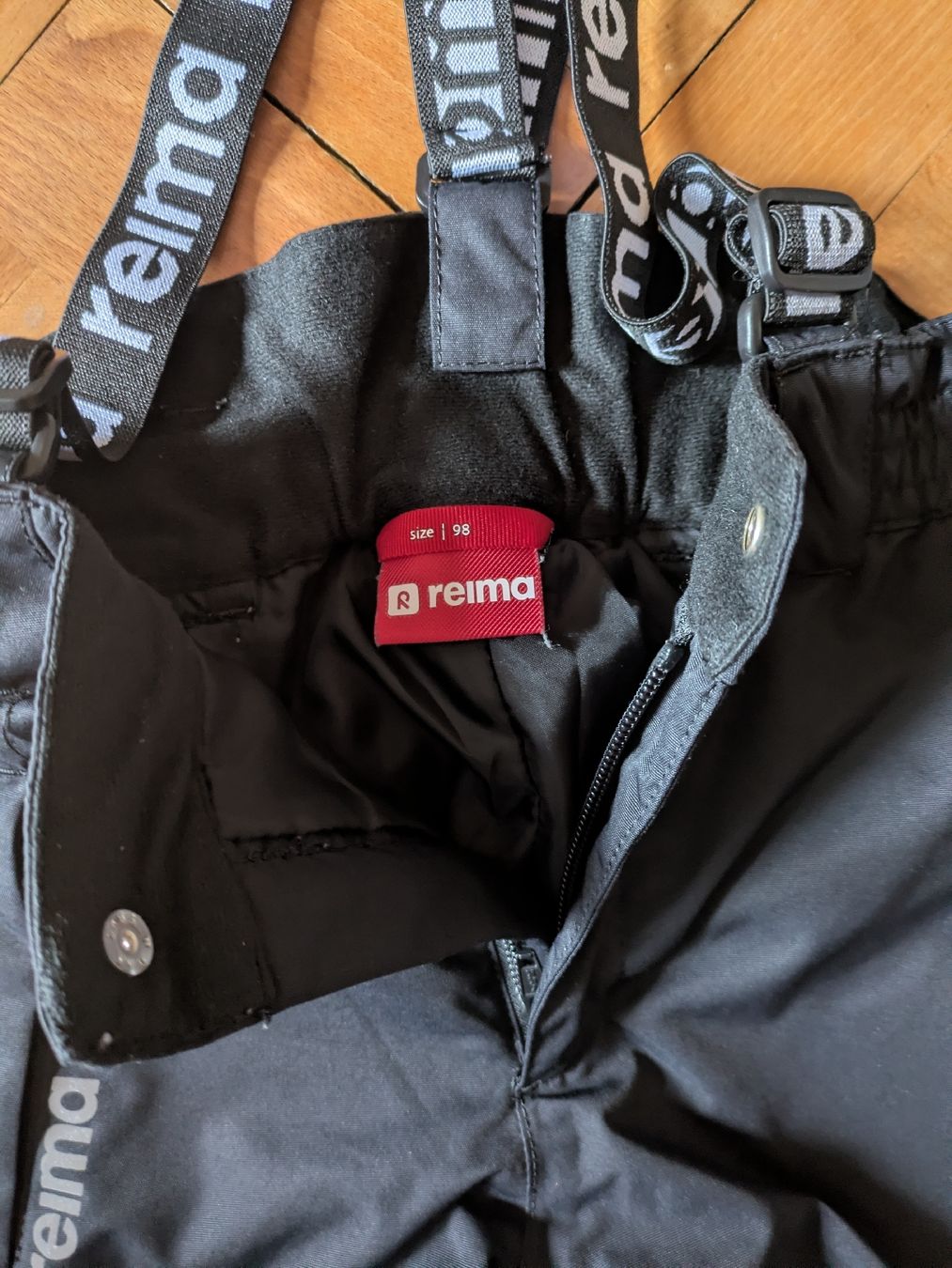 Reima Pantaloni: Reima Winterhose Gr. 98 (schwarz) – Usato da Winterthur venduto da PMeyja03 4