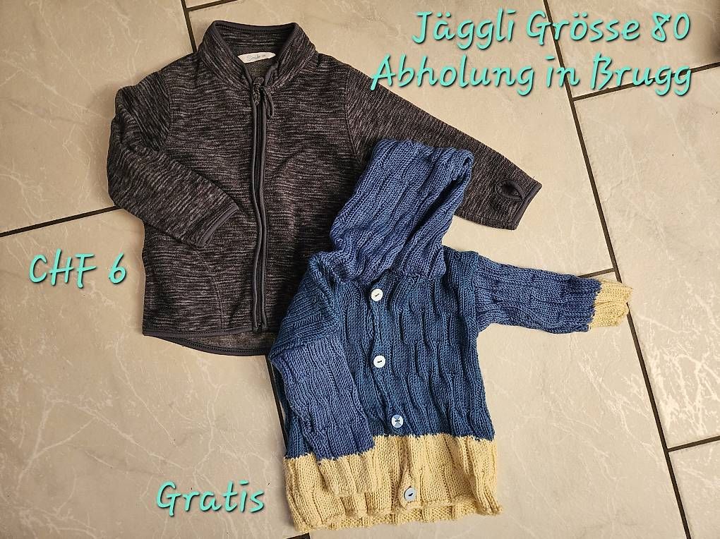 Lotti & Set di vestiti: Pullover und Jäggli Grösse 80 – Usato da Brugg AG venduto da man_cx5c 1