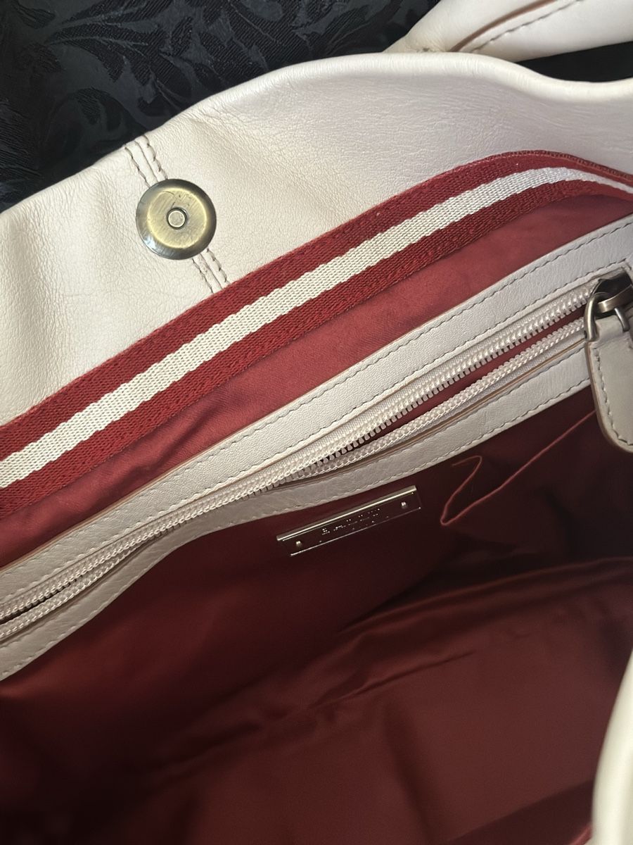 Bally Borse da donna: Bally Ledertasche cremefarben – Usato da Bern venduto da Maria003 5