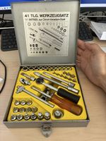 41-teiliger Werkzeugsatz 1/4" Antrieb Chrom-Vanadium-Stahl K
