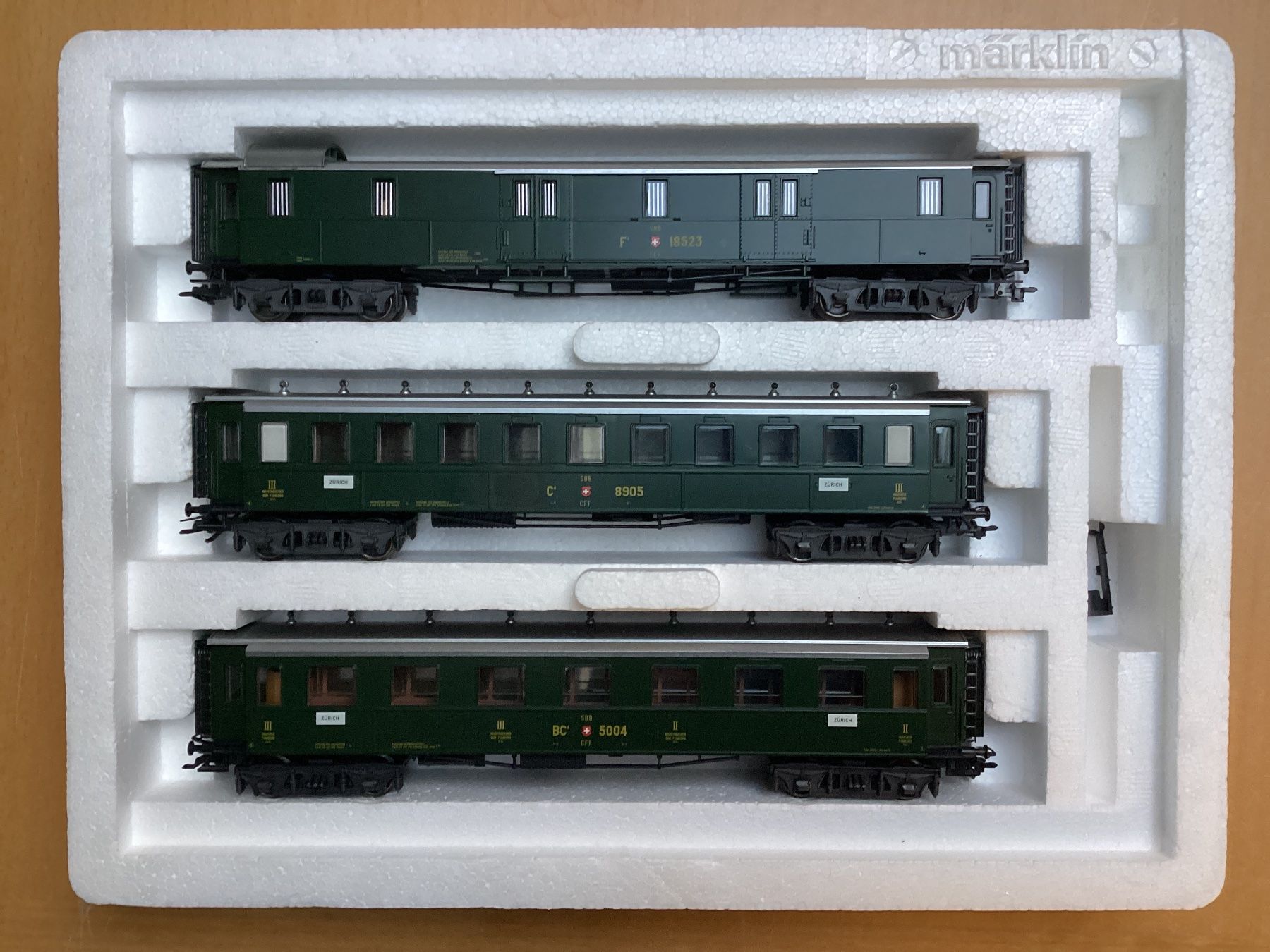 Märklin Trains électriques: Märklin H0 42385 Wagen-Set SBB Oldtimer – D'occasion à Einsiedeln par Fema 1