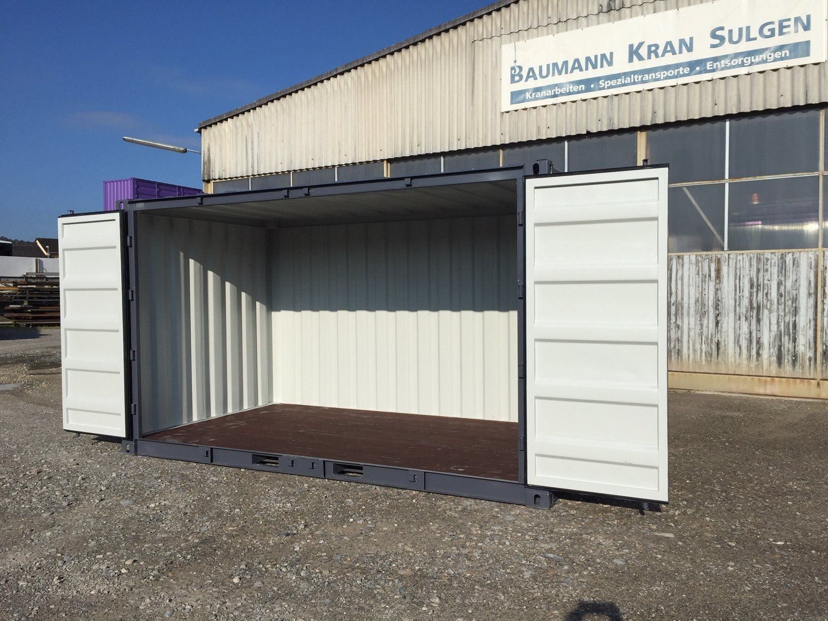 Contenitori edile: 15' Lagercontainer Open Side – Nuovo (secondo la descrizione) da Kradolf venduto da BKSAG 6