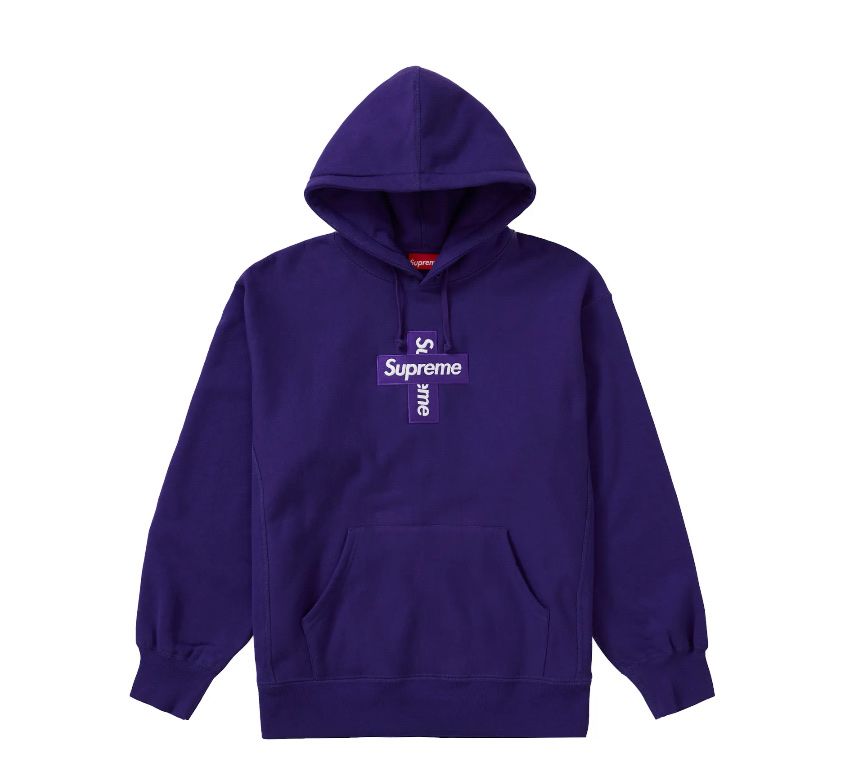 Pullover & Sweatshirts: Supreme Cross Box Logo Hooded Sweatshirt – Gebraucht aus Heiligkreuz (Mels) von car_rt9w