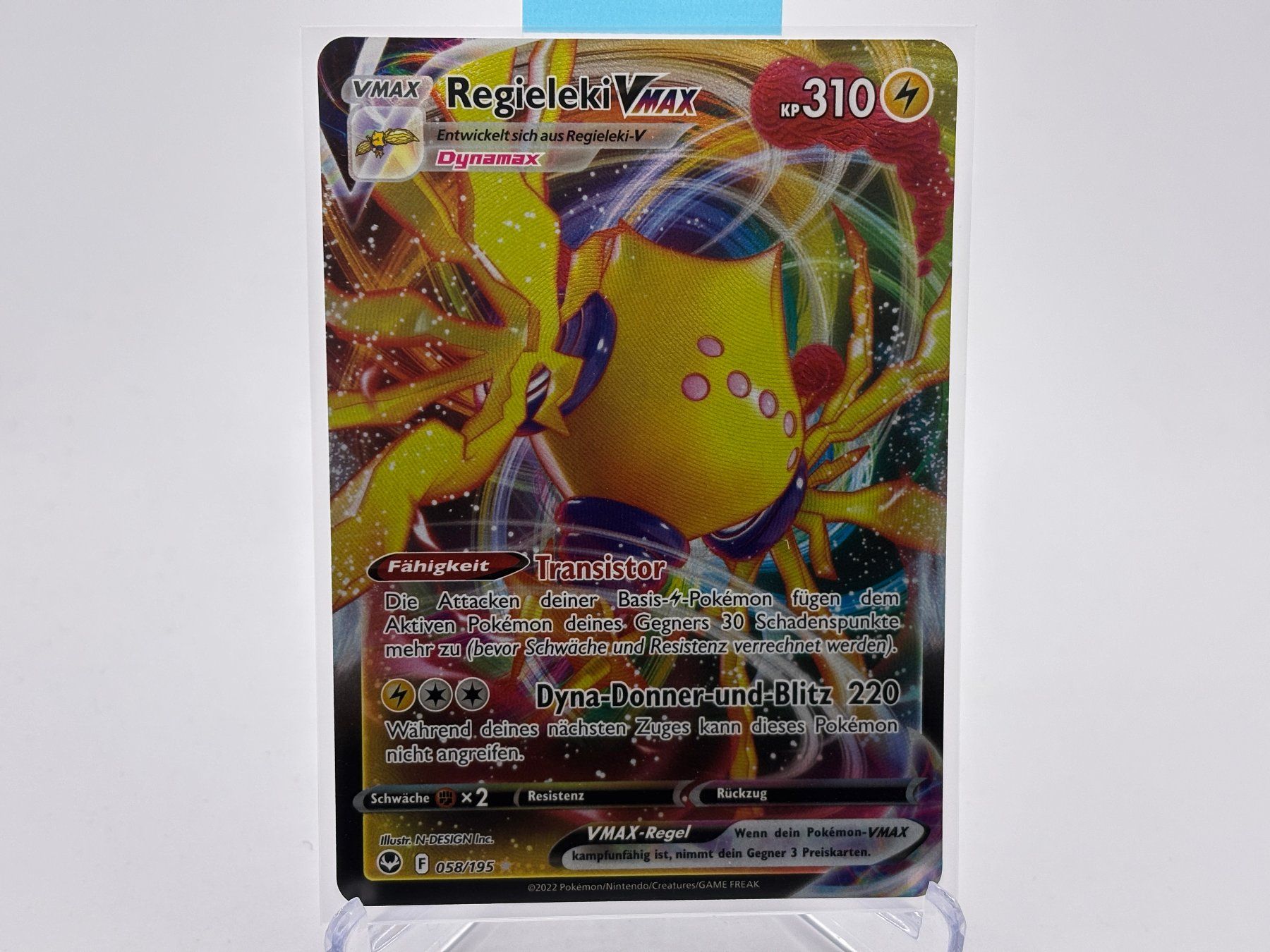 Pokémon Sammelbilder & Trading cards: Silberne Sturmwinde - Regieleki VMAX  (SIT 58) - DE – Neu (gemäss Beschreibung) aus Allschwil von Bullach